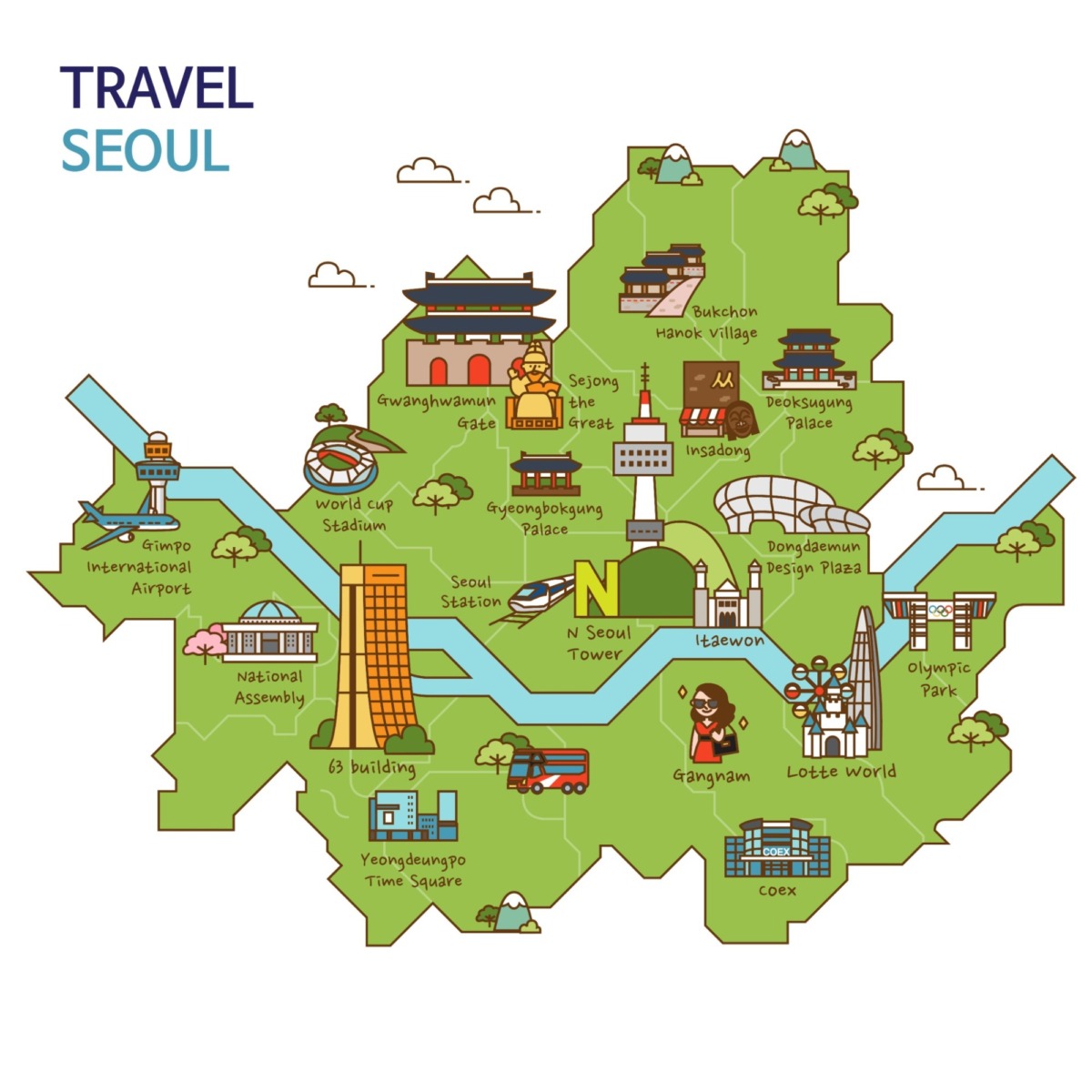 Bản đồ thành phố Seoul